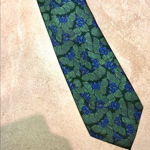 green blue silk butterfly tie The Met museum